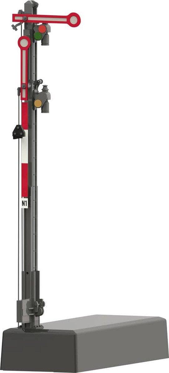 Märklin 70413 H0 Formsignal 2-armet, Smal mast Hovedsignal Brugsklar model