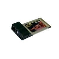 Exsys EX-6606E - Nätverks- / USB / FireWire-adapter - CardBus - 10 Mb LAN, USB, Firewire (EX-6606E) Svart