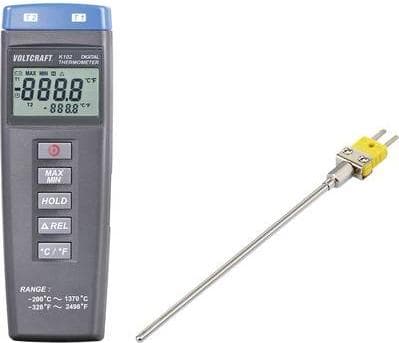 VOLTCRAFT K102 + TP 200 temperaturmåler -200 til +1370 °C føler type K