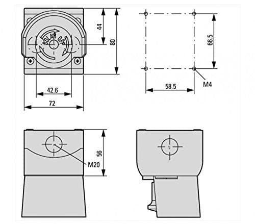 Eaton 150645 Brandmandskontakt, PV, 2NC