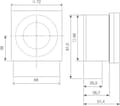 Miniatyrbillede 2 af 6: Finder 12.31.8.230.0007 Timer til frontmontering 230 V/AC 1x skiftekontakt 16 A Ugeprogram