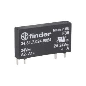 Finder halvledartryckrelä, serie 34 34.81.7.060.9024 lastström 2 A kopplingsspänning 24 V/DC (34.81.7.060.9024)