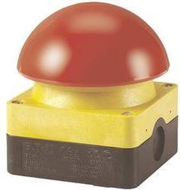 Eaton FAK-R/V/KC02/IY Fod-/slagtrykknap Overflademonteret 2x NC IP67/IP69K 1 stk.