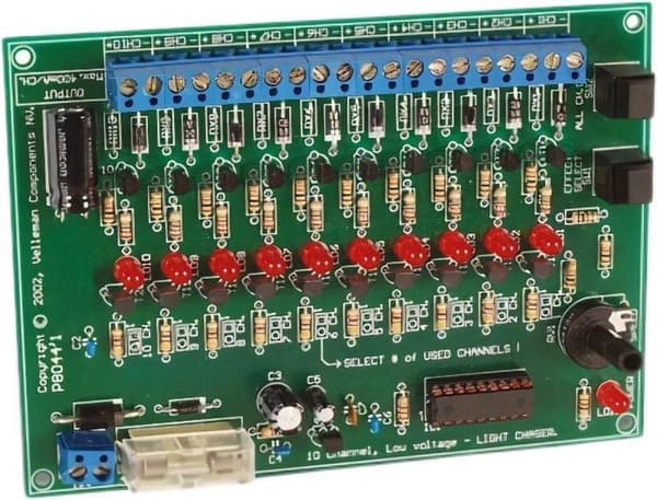 12V, 10 KANALS LYSEFFEKTGENERATOR