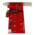 Pikkukuva 4 / 5: StarTech.com 2x M.2 SATA SSD -liitäntäkortti - PCIe - PCI Express M.2 SATA III -ohjain - NGFF-kortti