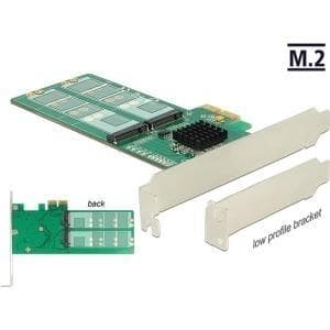 Delock PCI Express-kort > 4 x intern M.2-nøgle B - lavprofilformfaktor (89588)