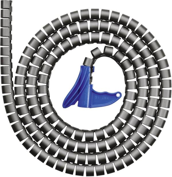 HellermannTyton 161-64104 Kabelslange 9 mm (max) Hvid 25 m