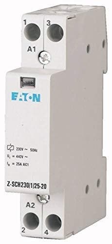 Eaton 120853 installationskontaktor, 230VAC, 2NO, 25A