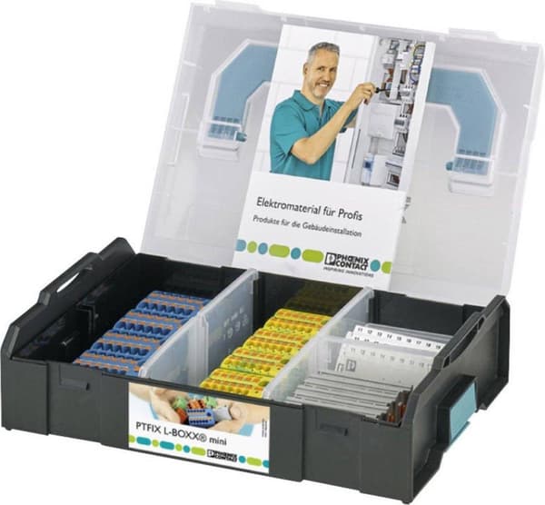 Phoenix Contact PTFIX Sortimo® L-BOXX MINI 1182117 Fordelerblok 0,2 mm² 6 mm² Blå, Grøn, Gul 1 sæt(er)