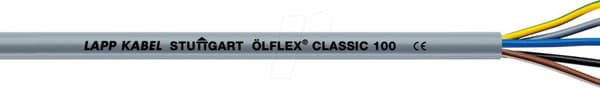 LAPP CL100 3G0,75-50 - Styrekabel CLASSIC 100, 3 x 0,75 mm, 50 m, med PE (00100224/50)