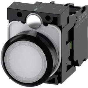 Siemens SIRIUS ATC knap 22 mm rund plast hvid 1 NA LED modul skrue