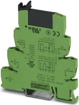 PHOENIX CONTACT PLC-OSC-24DC/24DC/2 solid state relæmodul, 24 V DC indgang, 3-33 V DC/3 A udgang, 10 stk.