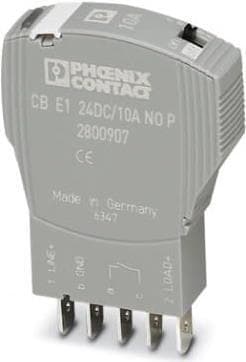 Phoenix Contact 2800907. Effektafledning: 1,61 W. International beskyttelsestype (IP-kode): IP30, Farve på produkt: Grå. Bredde: 12,3 mm, dybde: 52 mm
