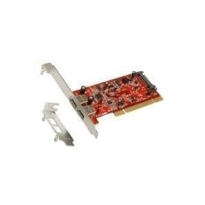 Exsys EX-1092 - USB-adapter - PCI - USB, USB2.0, SuperSpeed USB3.0 - 2 porte - Renesas uPD720202 chipsæt (EX-1092) Sølv