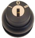 Miniatyrbillede 1 af 2: Eaton M22S-WS3 Nøgleknap Plast frontring Nøgle Sort 1 stk.