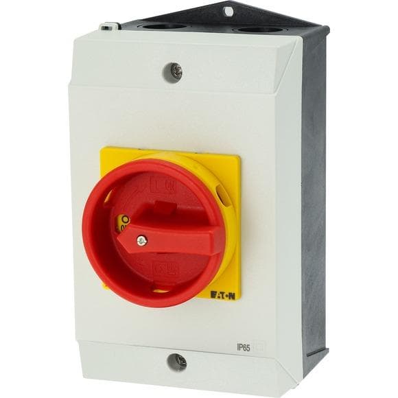 Eaton P1-32/I2/SVB Nokkakytkin 32 A 690 V 1 x 90 ° Keltainen, punainen 1 kpl
