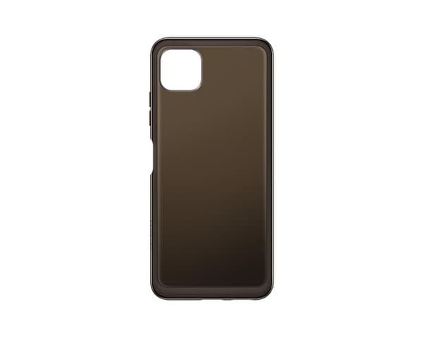 Samsungin pehmeä läpinäkyvä kotelo - Samsung Galaxy A22 (5G) - musta
