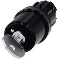 Siemens nøglekontakt forring plast sort 1 x 90 ° SIRIUS ACT 3SU1000-5BF01-0AA0 1 stk (3SU1000-5BF01-0AA0)
