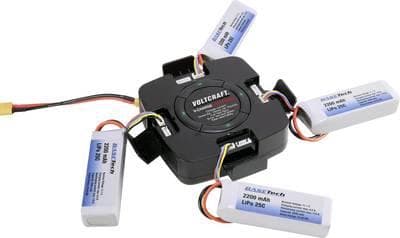 VOLTCRAFT modeloplader 12 V, 32 V 5 A V-Charge Eco Quad LiPo (1590606)
