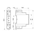 Miniatyrbillede 2 af 6: Finder urgenerator asymmetrisk 1W, 12-240VAC/DC,16A 80.91.0.240.0000 (809102400000)