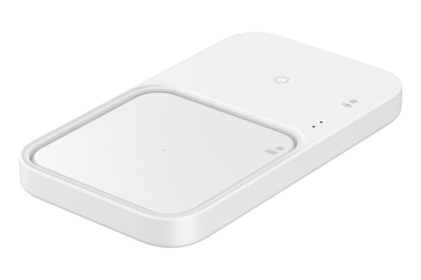 Samsung Wireless Charger Duo - med rejseadapter - Hvid