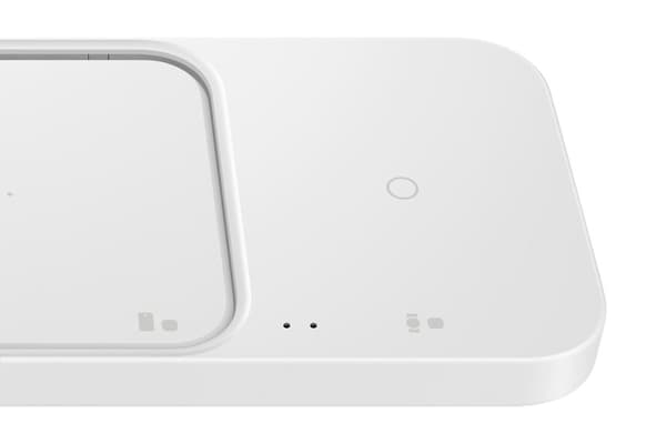 Samsung Wireless Charger Duo - med rejseadapter - Hvid