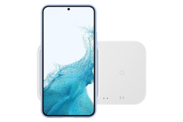 Samsung Wireless Charger Duo - med rejseadapter - Hvid