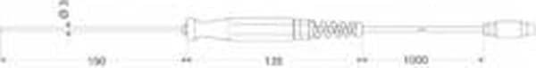Greisinger GTF 401 Upotusanturi -50 - 400 °C Anturin tyyppi Pt100