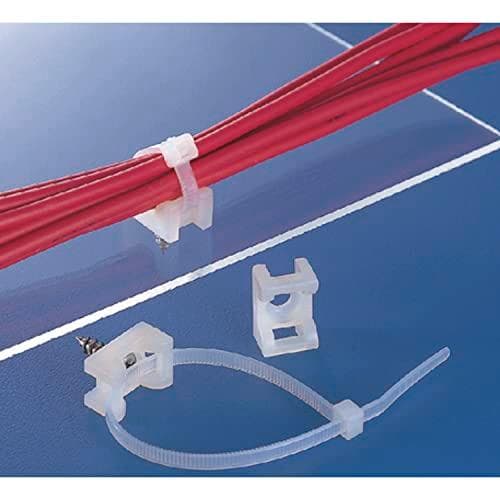 Hellermann Tyton MB3A Valkoinen 100kpl Kaapelipidike (MB3A-PA66-NA-C1)