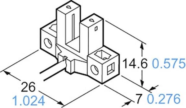 Panasonic Vorklichtsluis PM-L45-C3 PM-L45-C3 L-typ ljusbrytarände, Donker strömbrytarände 5 - 24 V/DC 1 stuk(s)