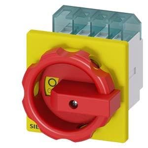 Ladattava erotuskytkin Punainen, keltainen 3-napainen 6 mm² 16 A 690 V/AC Siemens 3LD20030TK53