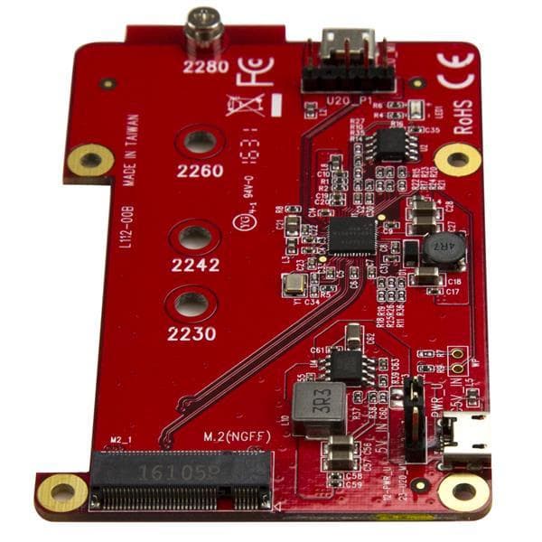 StarTech.com USB til M.2 SATA-konverter til Raspberry Pi og udviklingskort - M.2 NGFF SATA SSD-adapter