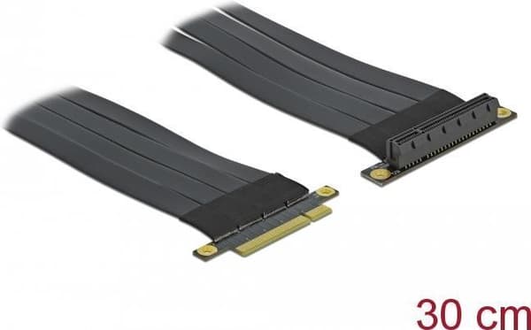 DeLOCK Riser Card PCI Express x8 til x8 med fleksibelt kabel - Riser Card