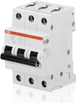 ABB miniatureafbryder 13 A 3-polet, udløsningskarakteristik B (S203-B13)