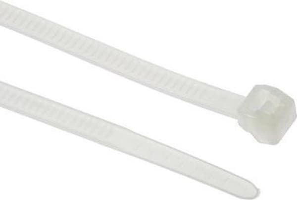 HellermannTyton 118-00079 T18ROS-PA66V0-WH Nippuside 100 mm 2,50 mm Valkoinen 100 kpl