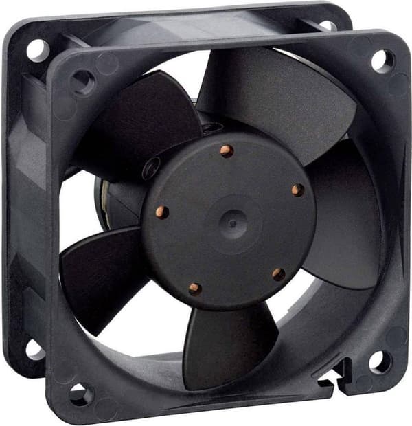 EBM Papst 614 NGN Aksialblæser 24 V/DC 40 m³/h (lxbxh) 60 x 60 x 25 mm Sort