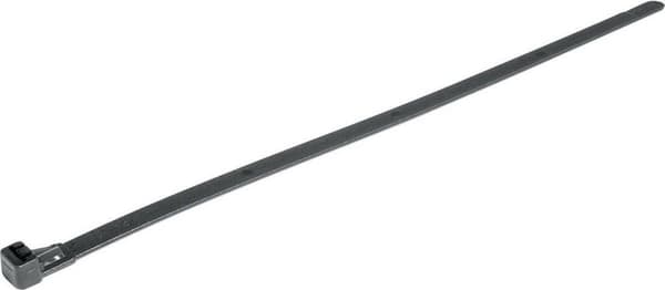 HellermannTyton 131-22560 REL250-PA66W-BK Kabelbinder 250 mm 7,60 mm Sort UV-stabil 100 stk.