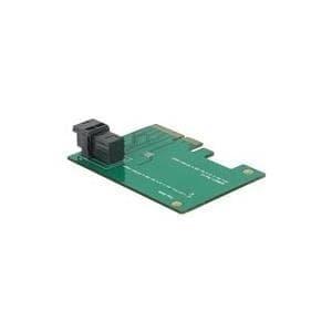 DeLOCK - Lagercontroller - SAS 12Gb/s - 12GBps - PCIe 3.0 x4 (89458) Sort, Grøn, Sølv