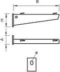 Miniatyrbillede 3 af 3: OBO Betterman Automatic Band. Portacbl. En trekant til Magic AWG15/21 galvaniseret