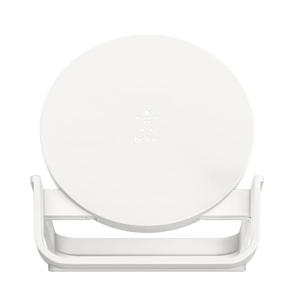 Linksys Belkin BOOST CHARGE - Trådlös laddare + AC-adapter - 10 Watt - QC 3.0 - vit (WIB001VFWH)