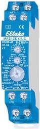 Eltako 4978052 23001005 MFZ12DX-UC tidsrelæ multifunktionel 230V 1 stk. Tidsområde: 0,1s-40t 1 skiftekontakt, 58x20mm