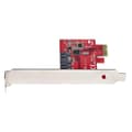 Miniatyrbild 3 av 9: StarTech.com PCIe SATA Controller Card - 2 Port SATA 3 Expansion Card / Controller - 6Gbps - Full/Half Profile Aperture - PCI Express hårddiskar / SSD