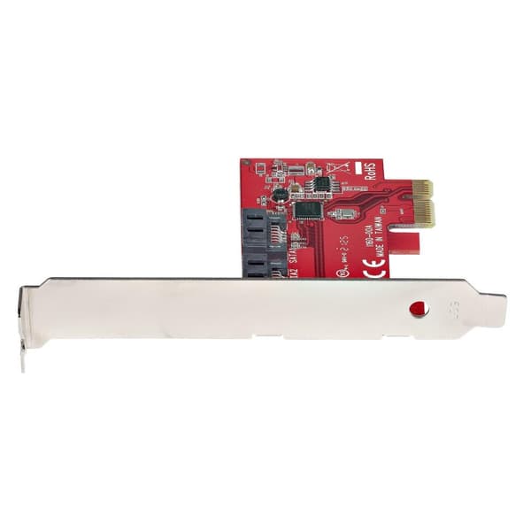 StarTech.com PCIe SATA Controller Card - 2 Port SATA 3 Expansion Card / Controller - 6Gbps - Full/Half Profile Aperture - PCI Express hårddiskar / SSD