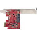 Miniatyrbild 4 av 9: StarTech.com PCIe SATA Controller Card - 2 Port SATA 3 Expansion Card / Controller - 6Gbps - Full/Half Profile Aperture - PCI Express hårddiskar / SSD