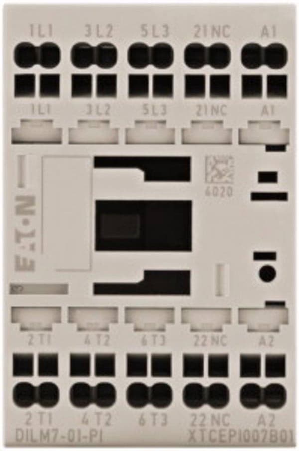 Eaton DILM7-01(230V50HZ,240V60HZ)-PI Tehosuoja 3x NO 3 kW 7 A 1 kpl