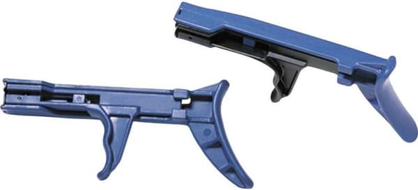 HellermannTyton MK21 Kabelbindetang Blå, Sort
