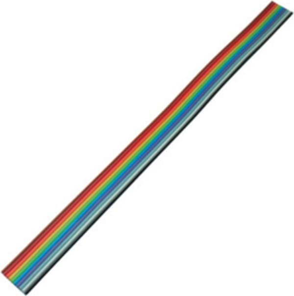 S/CONN maksimiliitettävyys litteä kaapeli, värillinen jako 1,27 mm, 10 nastaa, 30,5 m (79060)