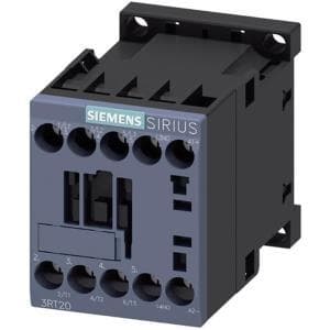 Siemens 3RT2017-1BB41 kontaktor 3 NO-kontakter 5,5kW 24V/DC 12A med hjälpkontakt 1st.