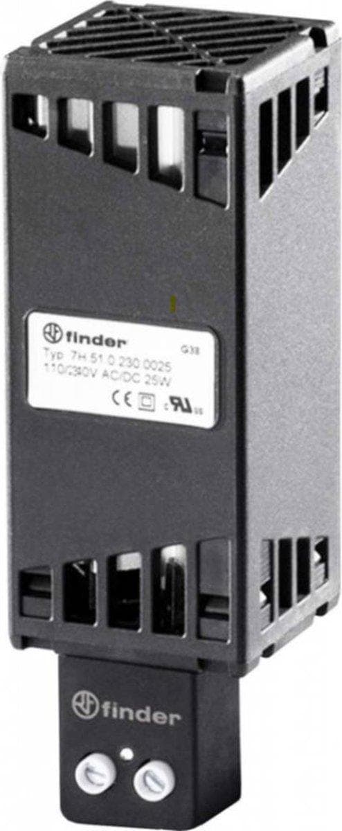 Finder 7H.51.0.230.0025 Lämmitys 110 - 230 V 25 W (PxLxK) 125 x 41 x 41 mm 1 kpl