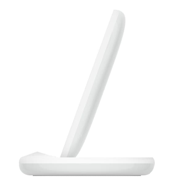 Belkin BOOST↑CHARGE - 15W trådlöst laddningsställ - med Quick Charge™ 3.0 24W väggladdare - Vit